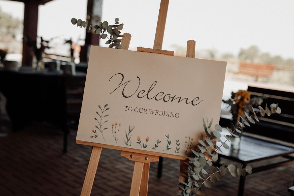 The Mosaic wedding venue with mountain views and outdoor seating